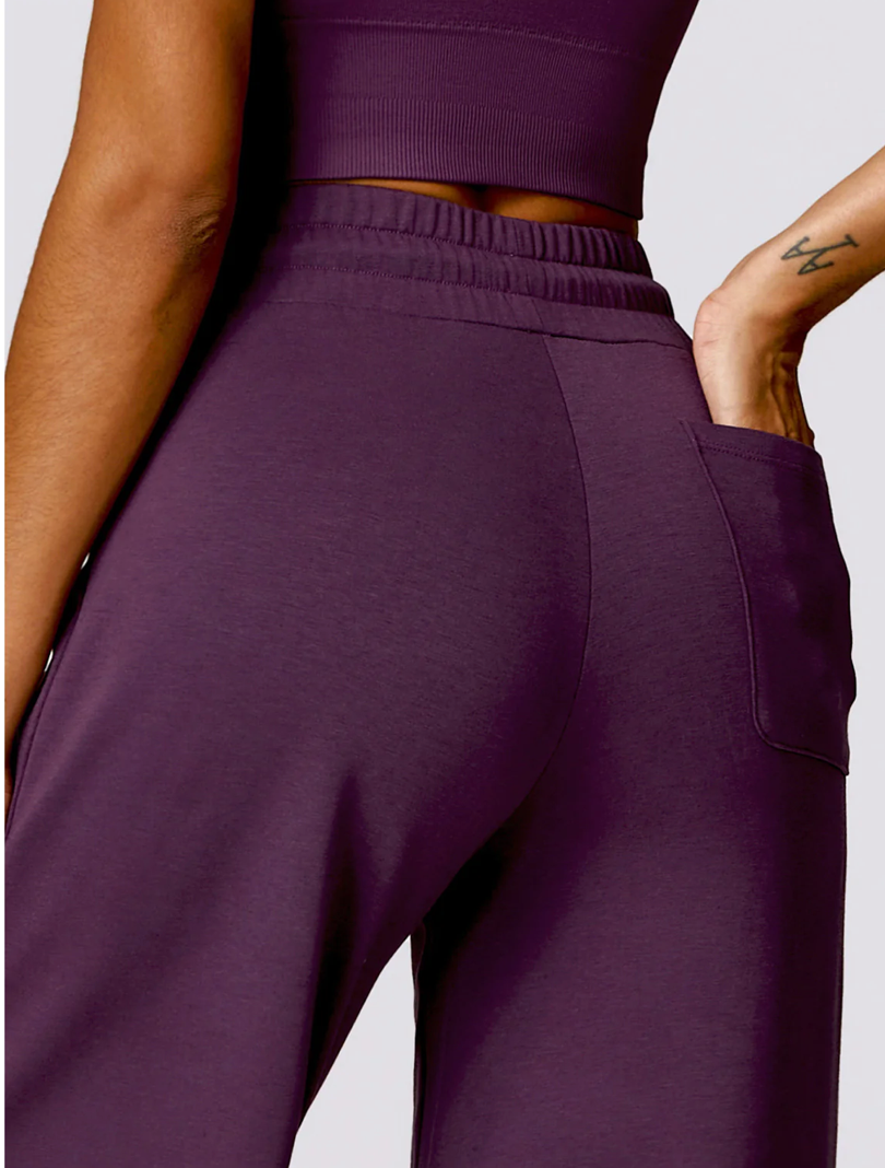 Hyde – Jogging femme prune – vue 3