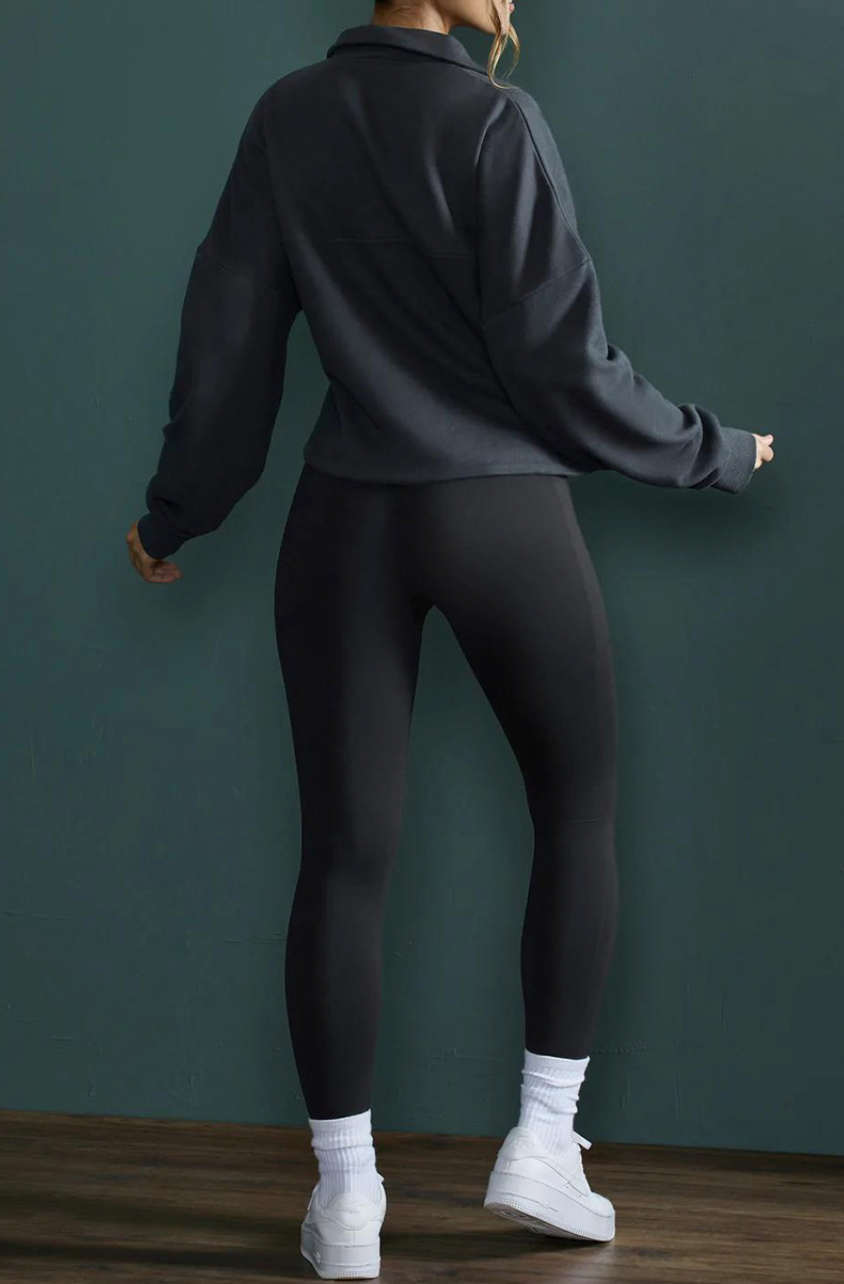 Primrose – Pull de sport femme noir – vue 3