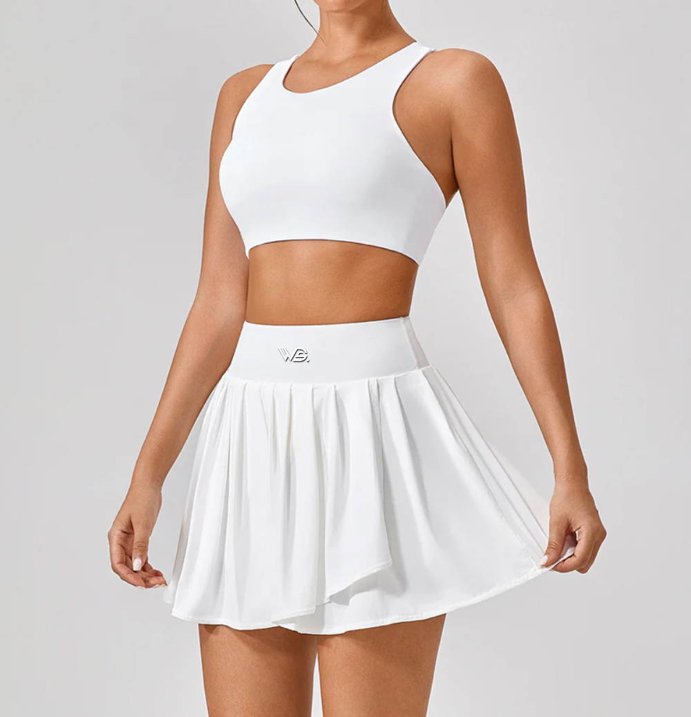 ENSEMBLE FITNEXUS : Brassière et jupe de tennis - WDS.